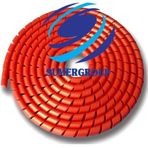 SUMERGROUP Plastik Boru Hortum Kablo Koruma Sistemleri 10MM SPİRAL KIRMIZI 100 METRE