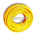 SUMERGROUP Plastik Boru Hortum Kablo Koruma Sistemleri 10MM TOPLAMA SPİRAL 100 METRE (SARI)