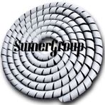 SUMERGROUP Plastik Boru Hortum Kablo Koruma Sistemleri 20MM TOPLAMA SPİRALİ SİYAH 50 METRE (GRİ)