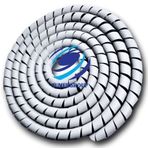 SUMERGROUP Plastik Boru Hortum Kablo Koruma Sistemleri 25MM TOPLAMA SPİRALİ GRİ 50 METRE