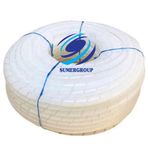 SUMERGROUP Plastik Boru Hortum Kablo Koruma Sistemleri 32MM SARMA TOPLAMA SPİRAL BEYAZ 25 METRE