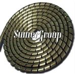 SUMERGROUP Plastik Boru Hortum Kablo Koruma Sistemleri 8MM TOPLAMA SPİRALİ SİYAH 100 METRE