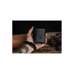 sumerianwallet Minimalist Crazy Deri Cüzdan Siyah (anahtarlık Hediye) Siyah