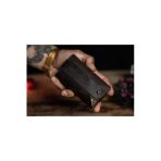 Sumerianwallet Minimalist Crazy Deri Yatay Cüzdan Kahverengi (Anahtarlık Hediye)