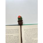 Sumicorn Amigurumi Örgü Kaktüs Kitap Ayracı,Kitap Aksesuarı,Kitap Severler için Hediye