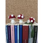 Sumicorn Amigurumi Örgü Mantar Kitap Ayracı,Kitap Aksesuarı,Kitap Severler için Hediye