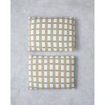 Summer Plaid Kolay Ütülenir 2'li Yastık Kılıfı 50X70 cm Yeşil