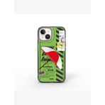 Summer Serisi Çift Katman Desenli iPhone 15 Kılıf