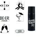 Summer Taç Spray Tattoo Geçici Sprey Dövme Seti