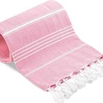 Summer Wind Soft %100 Pamuk Peştemal 100x180 cm Pembe