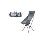 Summit High Back Pack Away Chair Grey Ultra Hafif Sandalye
