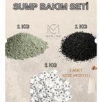 Sump Bakım Seti Zeolit - Aktif Karbon - Seramik Halka Yanında Kese Hediyeli - 1 KG