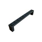 Sumru Siyah Metal Dolap Kulpu Mobilya Kulpu(Siyah)(96Mm-128Mm) Siyah 96Mm 96Mm - 1 Adet