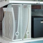 Sumu Home Drönjöns Çelik 2'li Set Fileli Kutu Klasör 24x32,5x8,5 cm ve 25,5x32,5x10 cm Renkli Tasarım