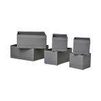 Sumu Home Sumuhome Skubb Hurç Kutu Seti Koyu Gri 6 Parça