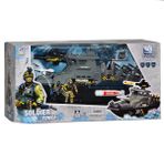 SUN 40005 Soldıer Ix Navy Launcher Sünger Mermi Fırlatan Asker Oyun Seti