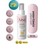 Sun Block SPF50+ Leke Karşıtı Doğal Güneş Kremi, Nemlendirici Makyaj Bazı - Arbutin Niacinamide 50ML