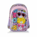 Sun Design Kedi Desenli Okul Çantası OTTO48343