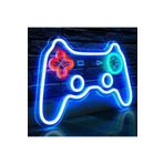 SUN DİZAYN Oyun kolu neon led ışıklı tablo oyuncu odası duvar aydınlatması 60 cm
