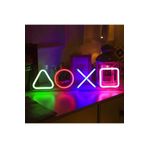 SUN DİZAYN Tuş takımı oyuncu odası neon led ışıklı tablo-tabela duvar aydınlatması 60cm