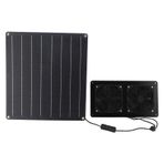 Sun Egzoz Fan Paketi, Tavuk Ayakkabıları İçin Fan Paketi Ile 12V 20W Güneş Enerjisi