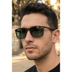 sun factory Polarize Mat Siyah Erkek Güneş Gözlüğü 1341 C0101M - TR90 Esnek Dayanıklı Çerçeve