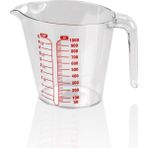 Sun Plastik 1000 ml Neon Ölçü Kabı BPA İçermeyen Çok Amaçlı Kullanım İçin Mutfak Ölçü Kabı - 1 Adet