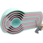 Sun Plastik Ölçü Kaşığı Seti 5 Parça - Pembe