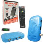 Sun Plus Uydu Alıcı Mini Full Hd Iptv Wıfı Ucast Astra+ Hd (2 Yıl Iks Hediye) - Mavi