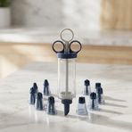 SUN SC-257 9 Parça Star Mini Krema Pompası ve Pasta Süsleme Seti