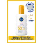 SUN SPF50 Anında Hassas Güneş Koruyucu Vücut Spreyi 200ml, Çanta Hediyeli, Güneş Alerjisine Etkili