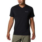 Sun Trek V-Neck Erkek Kısa Kollu T-Shirt - Siyah