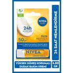 SUN Yüksek Güneş Korumalı Dudak Bakım Kremi 4.8gr, SPF50, 24 Saat Nemlendirici, E ve C Vitamini