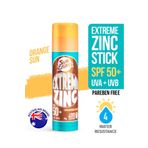 Sun Zapper Extreme Çinko Stick Turuncu Güneş Güneş Kremi SPF50+ Sporcu 15g