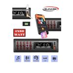 SUNASK Primat Çift Amfi Çıkışlı 4x60watt 63 Max Ses Hızlı Şarj Usb Girişli Araba Teybi Oto Teyip