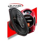 SUNASK Sn-6369 1000 Watt Oto Hoparlör Oval 6x9 Araba Hoparlör Modeli 2 Adet Türk Malı