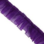 Sunbe Shine Dantel İplik Kurdele Dantel Bant Süsleme Aplike Motif Trim Süsleme Bebek Etek Giysileri Süslenmiş 10 yard (koyu mor)
