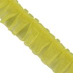 Sunbe Shine Dantel İplik Kurdele Dantel Bant Süsleme Aplike Motif Trim Süsleme Bebek Etek Giysileri Süslenmiş 10 yard (sarı)