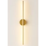 Sunbox Modern Kablosuz Tak Çalıştır Ledli Pilli Aç Kapa Butonlu Aplik 70 cm Gold Pil Dahildir LEDOVYA