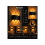Sunbox Pilli Amber LED Duvar Aplik – Kablosuz Modern Aydınlatma