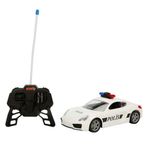 Suncon 1:20 Uzaktan Kumandalı Suncon Işıklı Polis Arabası 21 cm 33012 Beyaz Porce