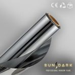 Sundark 50 cm x 2 Metre | Silver (Aynalı) Cam Filmi - %15 - Gümüş