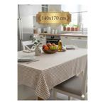 SUNDOKU HOME Zefir 170x140 cm Büyük Boy Masa Örtüsü – Balkon, Mutfak ve Piknik İçin Yer Sofra Bezi