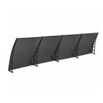 Sundurmagross Cosmos Kapı Pencere Üstü Pratik 105x480 Siyah Sundurma