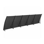 Sundurmagross Cosmos Kapı Pencere Üstü Pratik 105x600 Siyah Sundurma