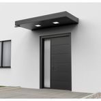 Sundurmagross Korrain Elite Solo Left 200x90 cm Spotlu Alüminyum Işıklı Sundurma