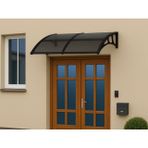 Sundurmagross Lupin Kapı Pencere Üstü Pratik 105x240 cm Siyah Sundurma