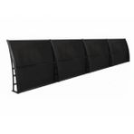 Sundurmagross Lupin Kapı Pencere Üstü Pratik 105x480 Siyah Sundurma