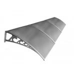Sundurmagross Pratik Kapı Pencere Üstü 6 mm Levhalı 100x450 cm Gri Sundurma