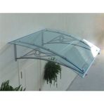 Sundurmagross TF Prolüx Kapı Üstü 15.19 190x150 Yeşil 4 mm Solid Levha Alüminyum Ayaklı Sundurma
